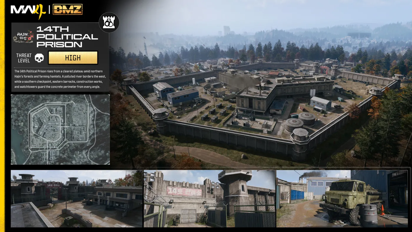 14th Political Prison — official screenshot from the Hajin Exclusion Zone